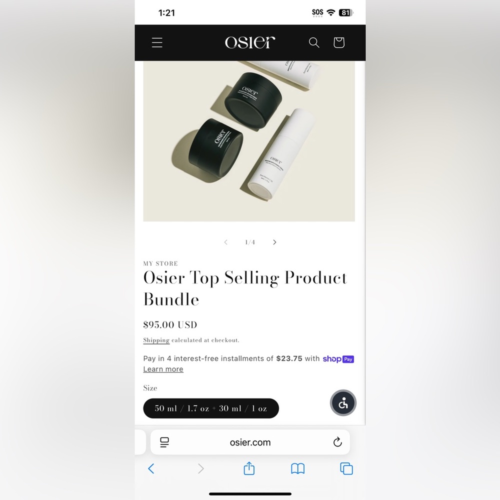 Osier Skincare Product Bundle
